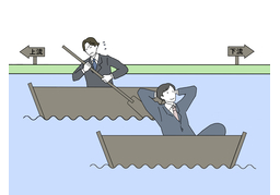 in contrastのイラスト